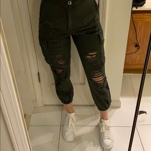 LF Carmar ripped cargo pants